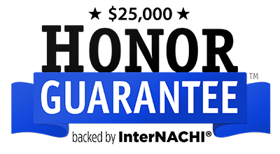 InterNACHI $25,000 Honor Guarantee Logo